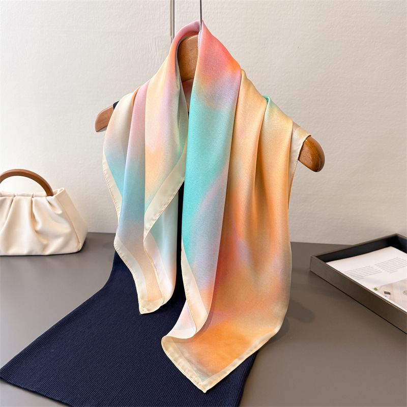 Silk Scarf Square - 2025 Design Fashion Square Silk Scarf