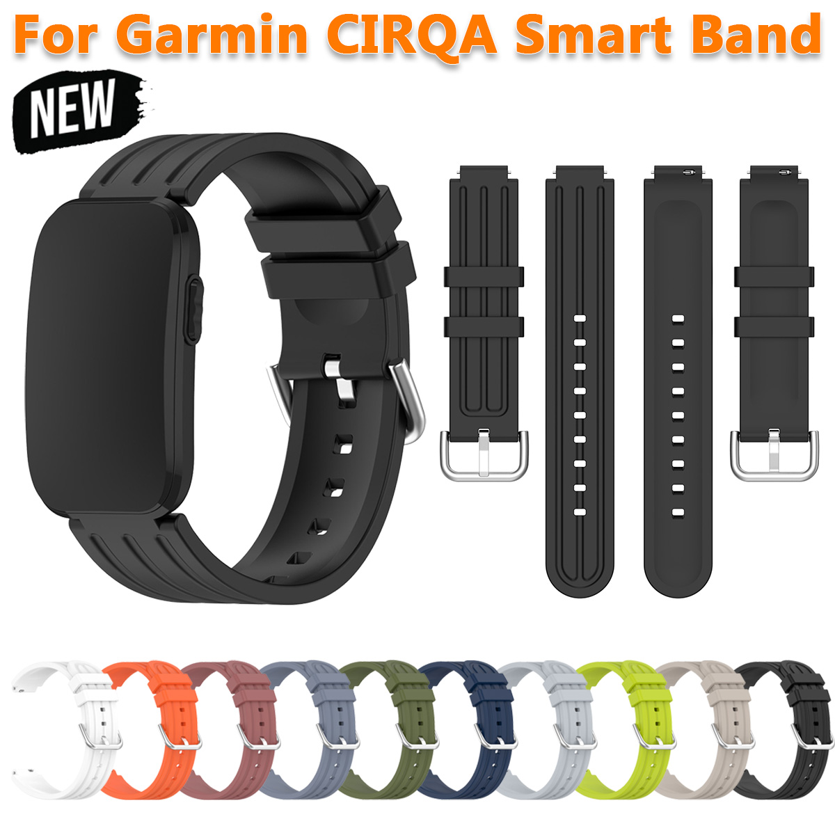 Women'S Accessories To Wear With Watch - Silicone Strap For Garmin CIRQA Smartwatch