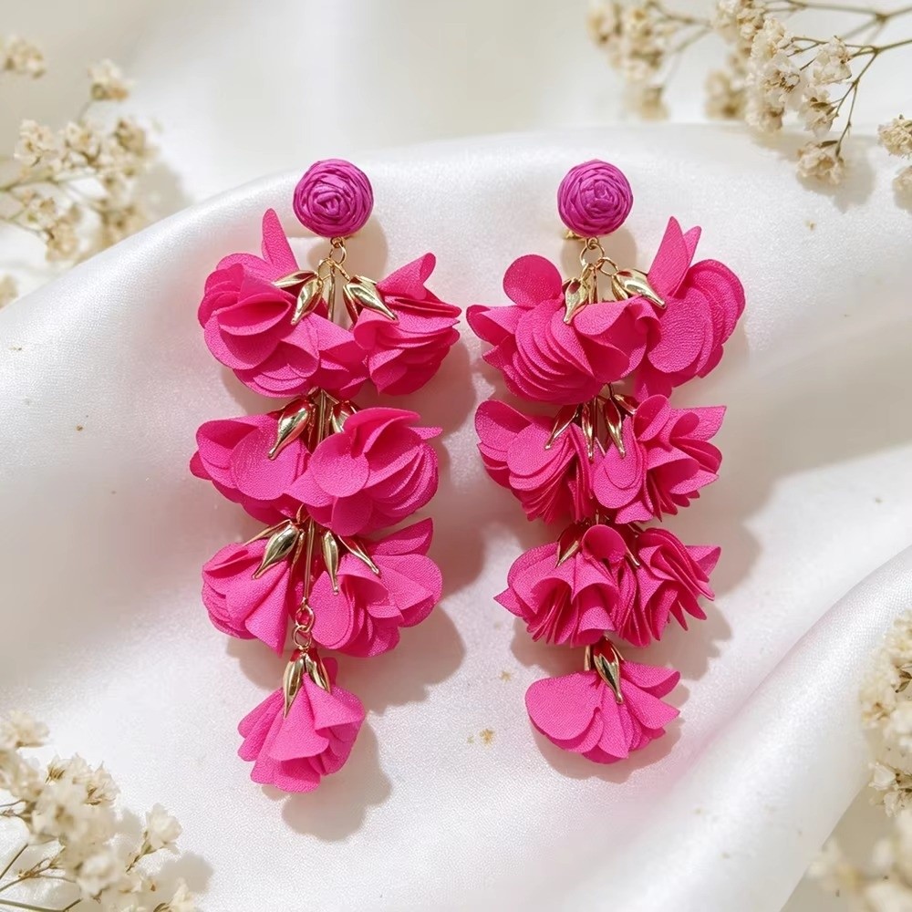 Tassel Earrings Boho - Ethnic Style Tassel Earrings Colorful Design