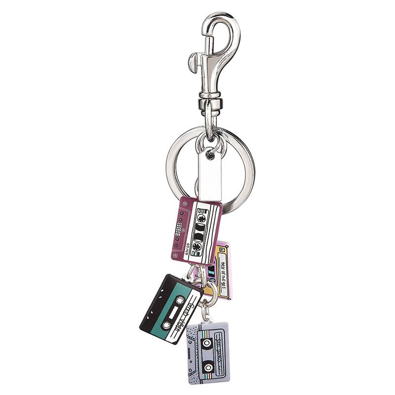 Women'S Accessories In The 80S - Vintage Cassette Tape Keychain Retro 90s