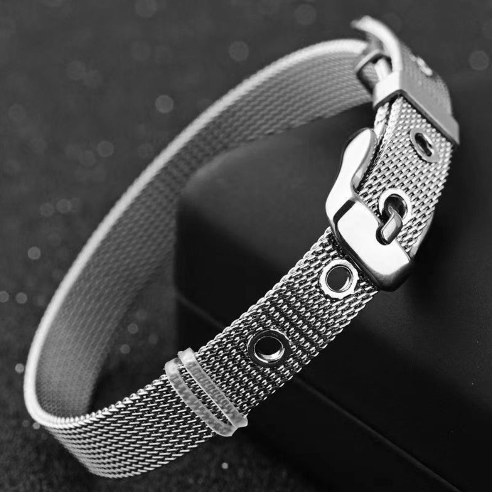Women'S Accessories To Wear With Watch - Bangle Street Wear Titanium Steel Korean