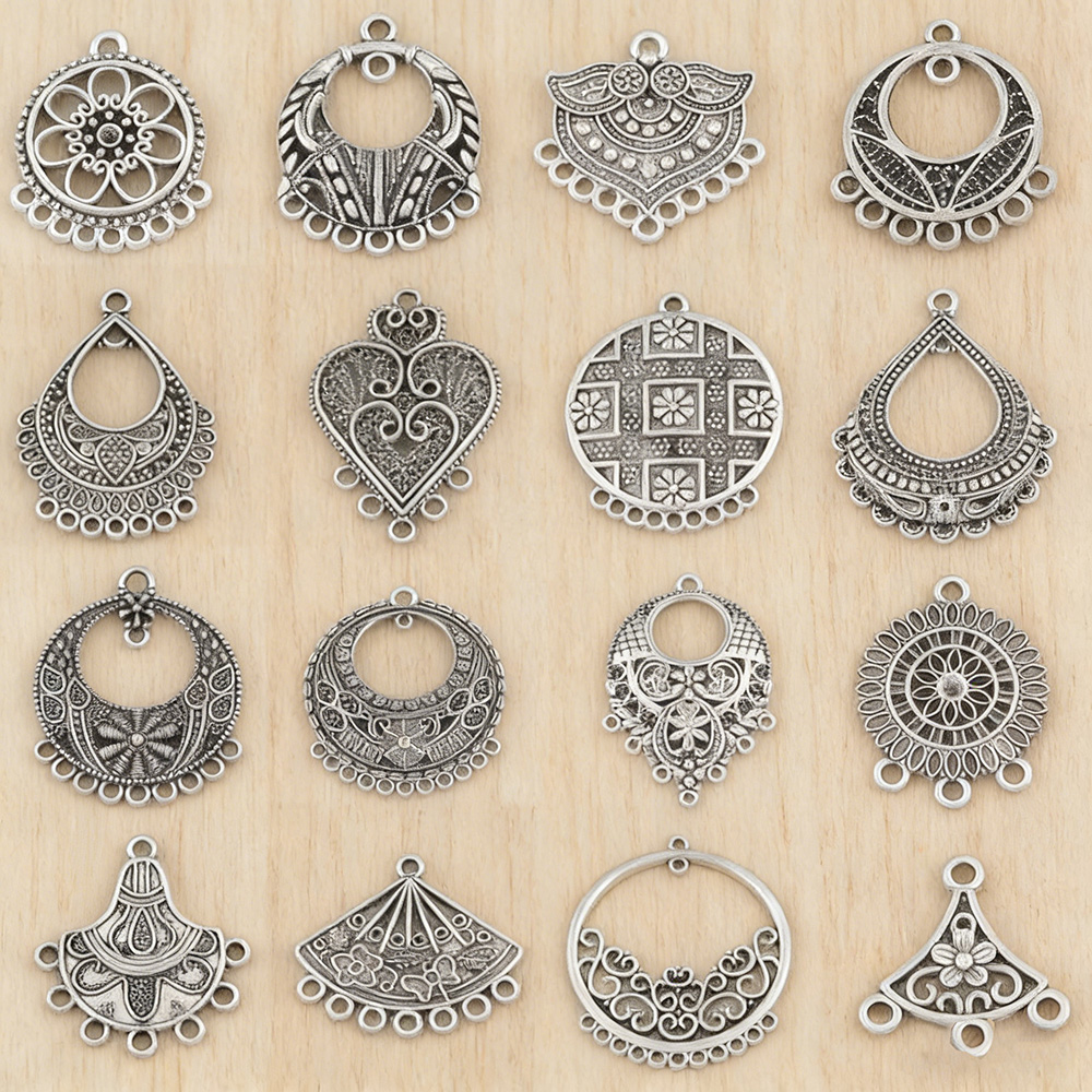 Tassel Earrings Boho - 10 Pieces Tibetan Silver Bohemia Boho