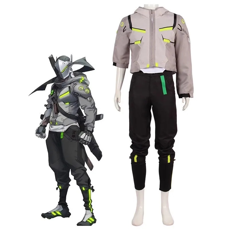 Women'S Accessories For Shoes - RGD4 Game Genji Cosplay Costumes Adult