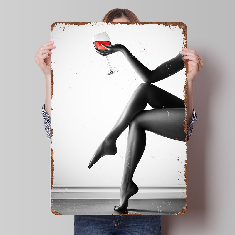 Elegant Woman With Wine Glass  - огляд і ціна Women Accessories Poster