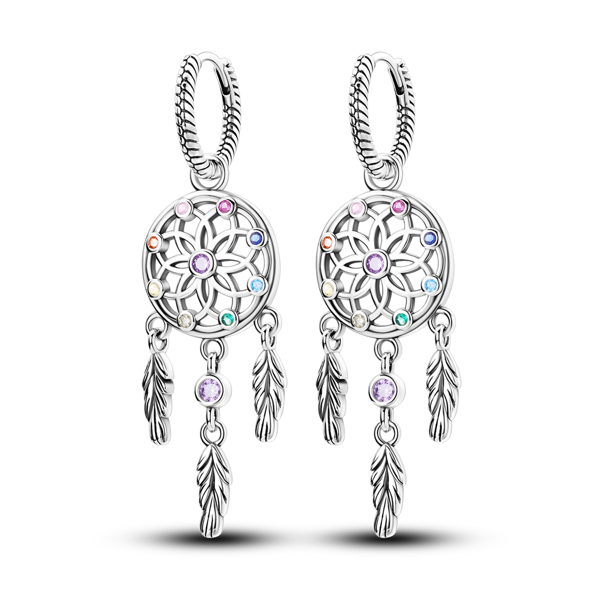 925 Sterling Silver Dreamcatch - огляд і ціна Tassel Earrings Boho
