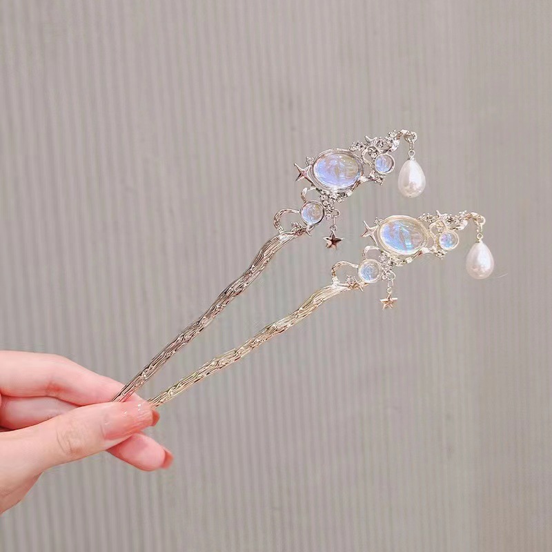 Moonstone Hairpin with Star &  - огляд і ціна Women Accessories Aesthetic
