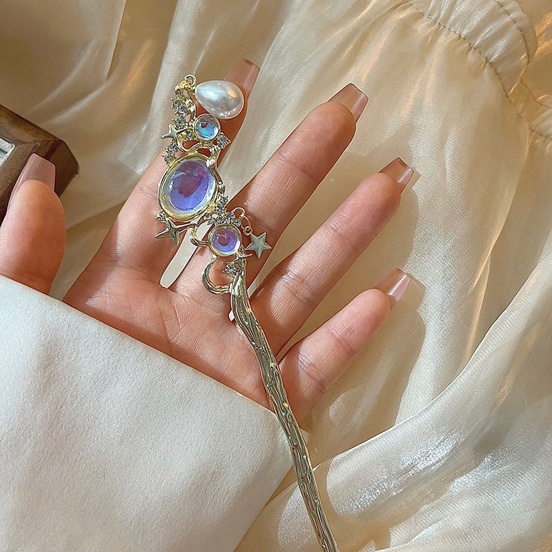 Moonstone Hairpin with Star &  - огляд і ціна Women Accessories Aesthetic