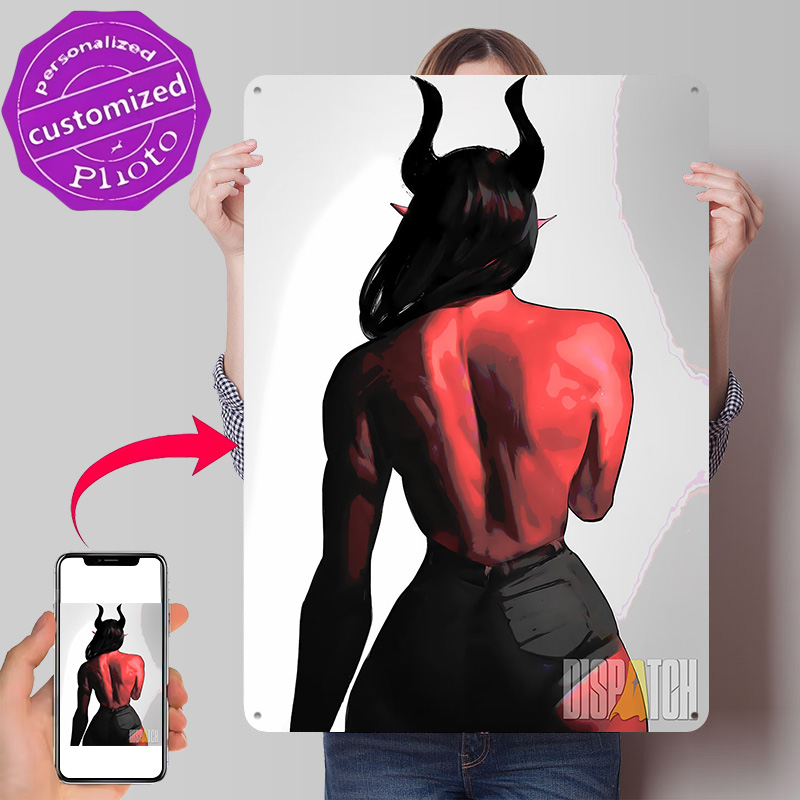 Red-skinned Demon Woman Back V - огляд і ціна Women Accessories Poster