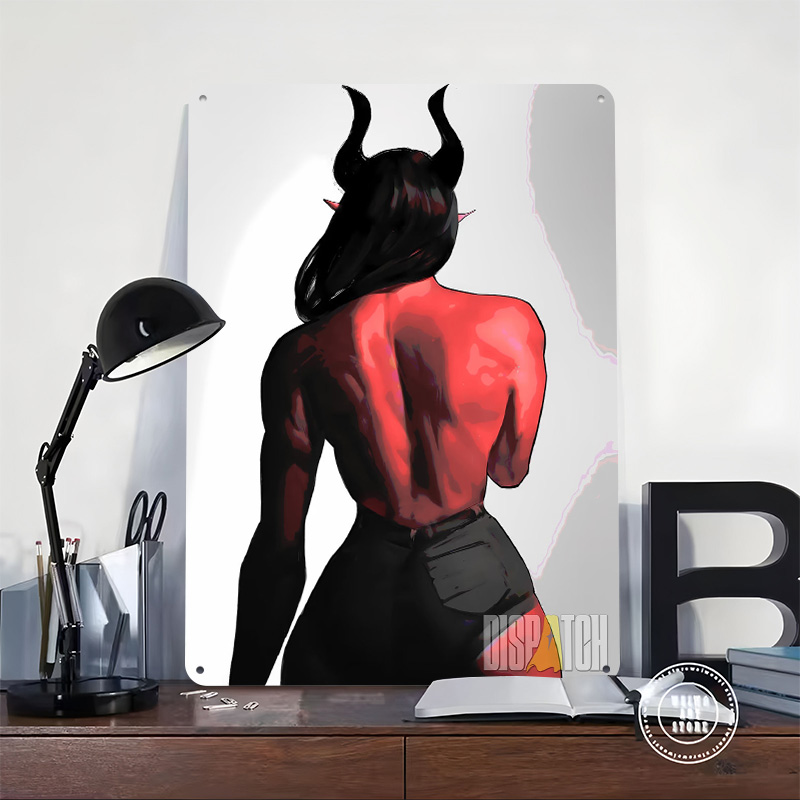 Red-skinned Demon Woman Back V - огляд і ціна Women Accessories Poster