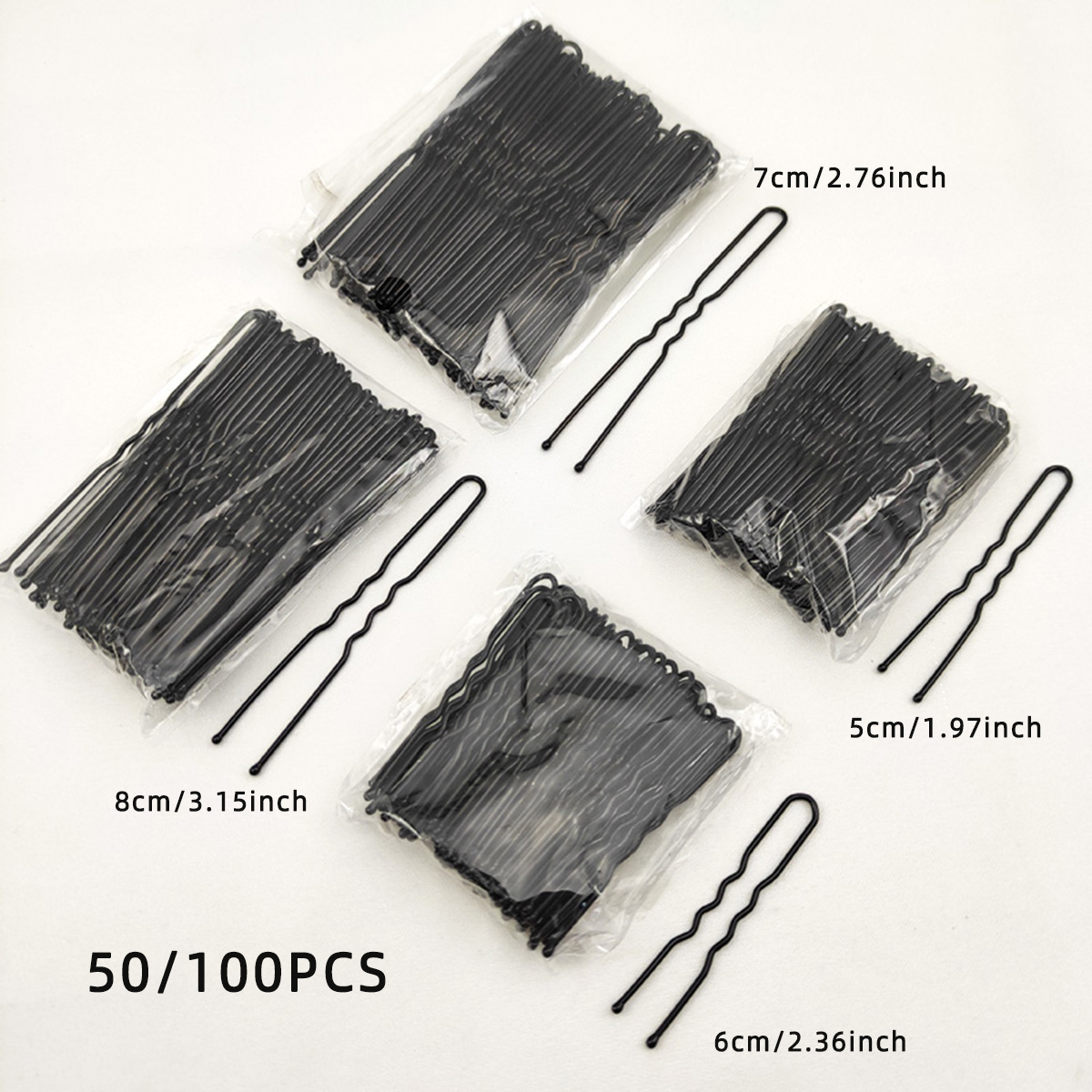 50/100 PCS Women 5/6/7/8 cm Ha - огляд і ціна Women Accessories Aesthetic