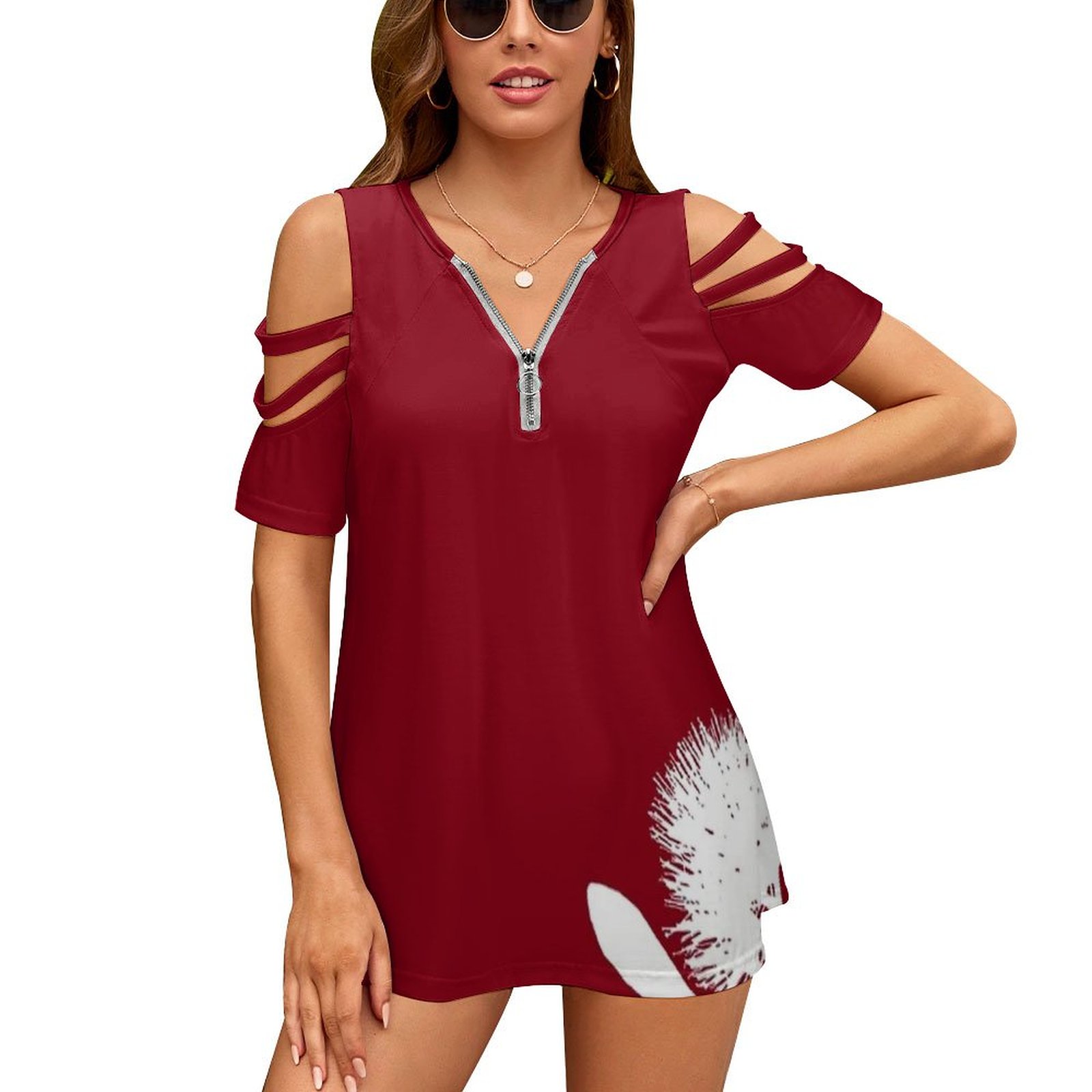 Pohutukawa-White On Red Women  - огляд і ціна Women'S Accessories Nz