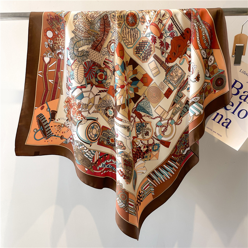 2026 New Square Twill Silk Sca - огляд і ціна Silk Scarf Square