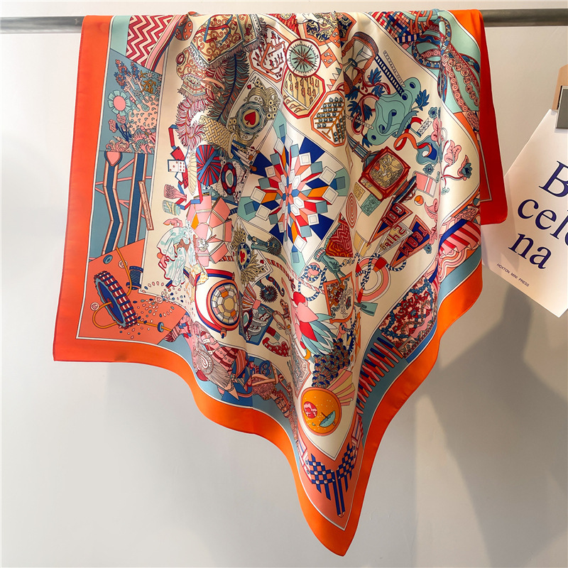 2026 New Square Twill Silk Sca - огляд і ціна Silk Scarf Square
