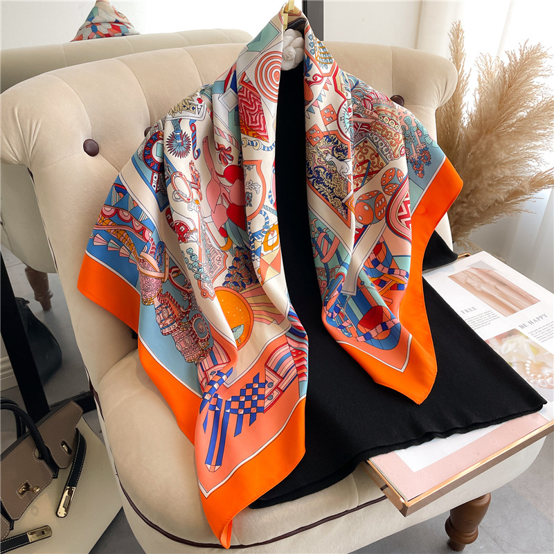 2026 New Square Twill Silk Sca - огляд і ціна Silk Scarf Square