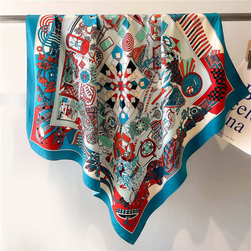 2026 New Square Twill Silk Sca - огляд і ціна Silk Scarf Square