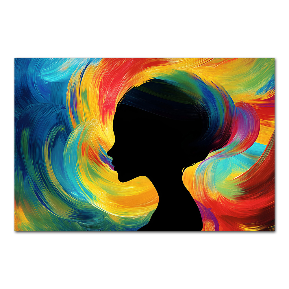 Colorful Artwork Abstract Woma - огляд і ціна Women Accessories Poster