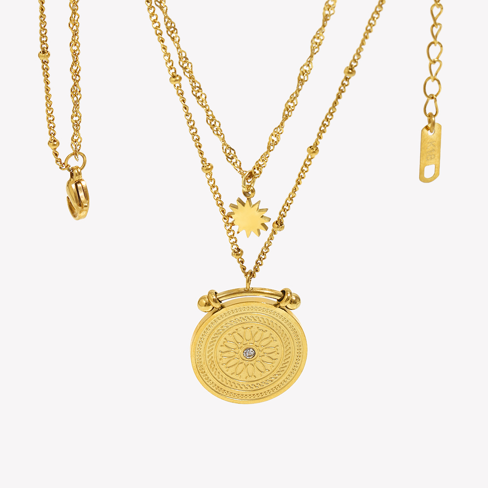 E.B.belle Center of the Univer - огляд і ціна Coin Necklace Delicate