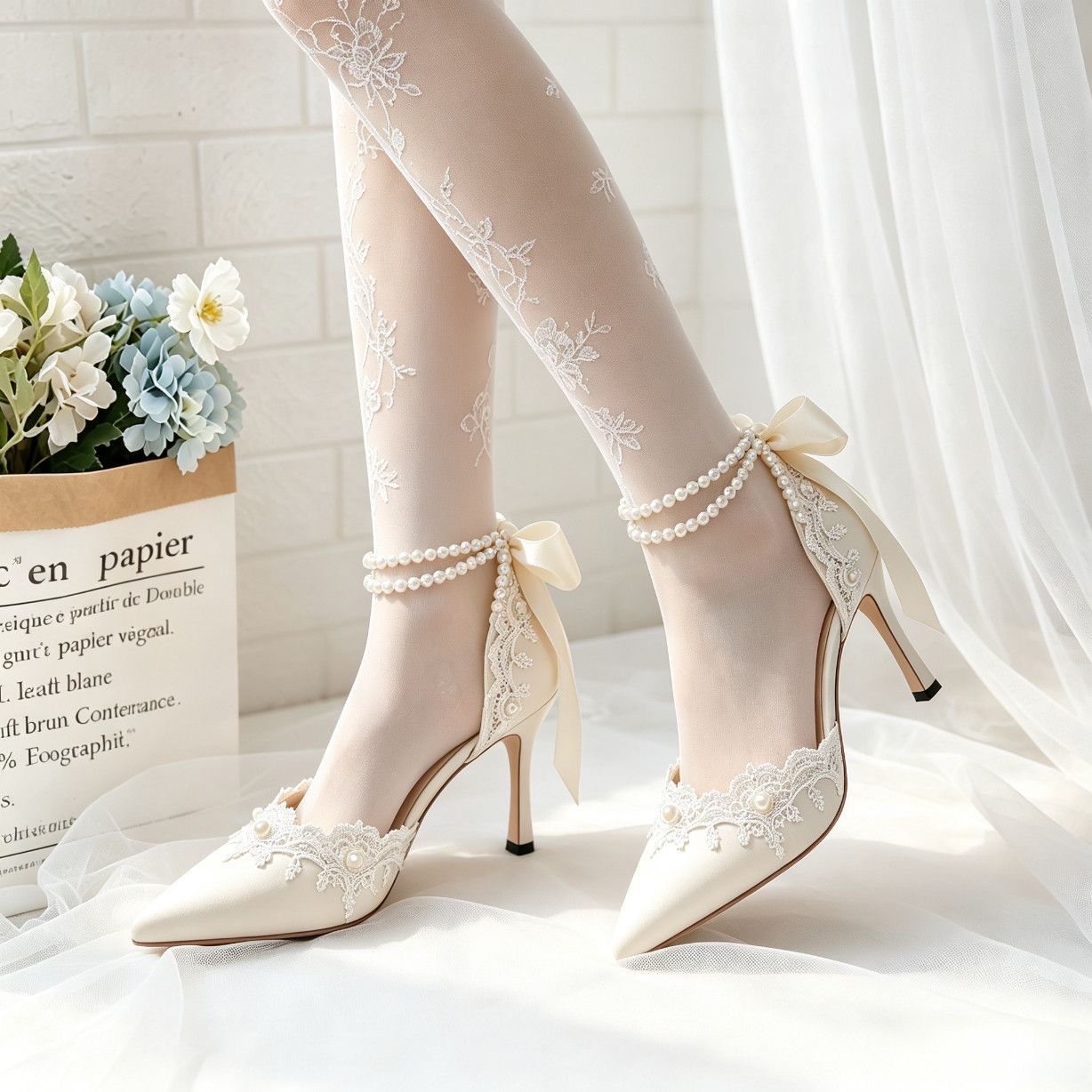 high heels for woman pearl par - огляд і ціна Women'S Accessories For Shoes