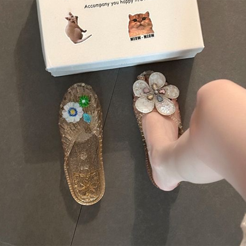 Korean Crystal Flower Jelly Sh - огляд і ціна Women'S Accessories For Shoes