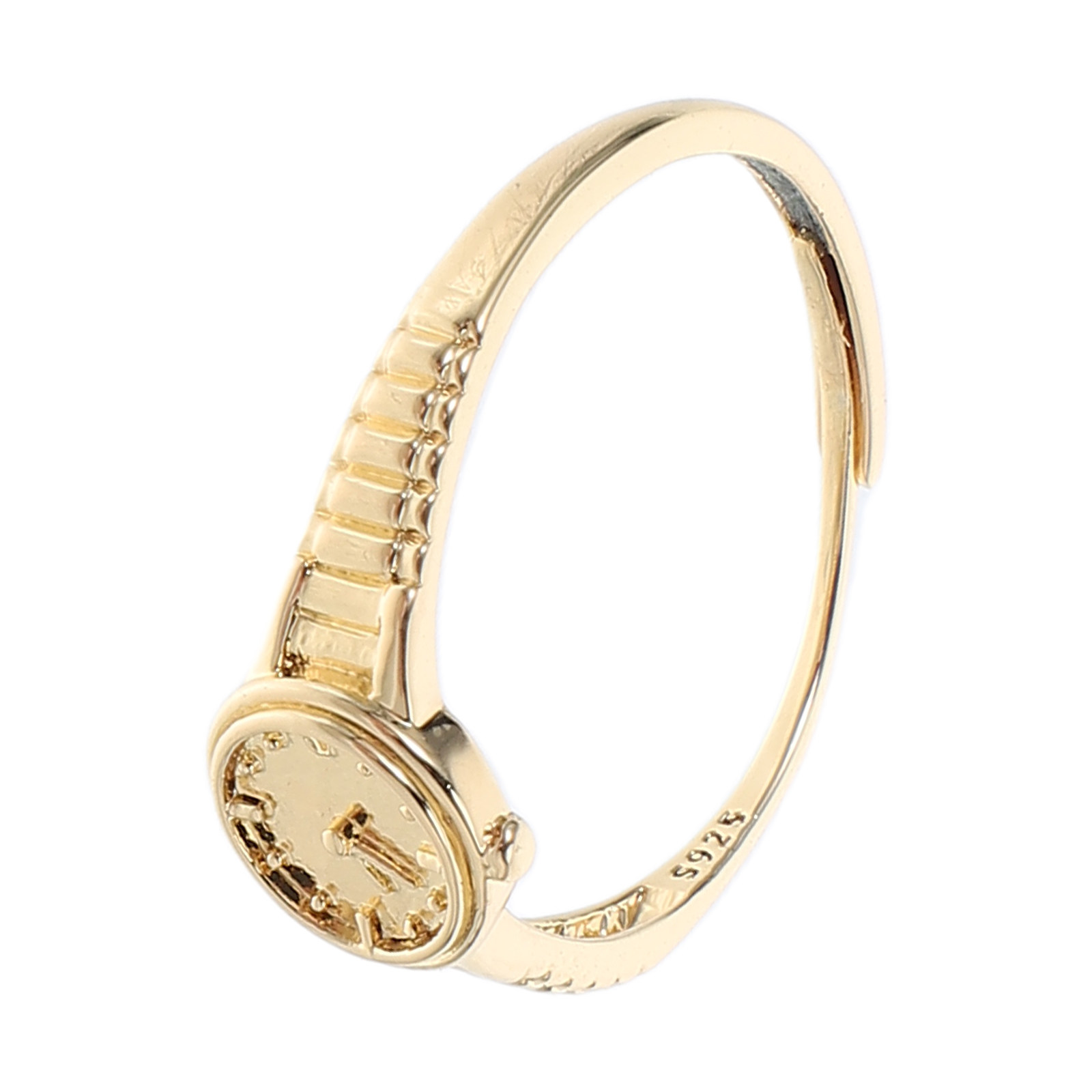 Mini Golden Clock Watch Ring A - огляд і ціна Women'S Accessories To Wear With Watch