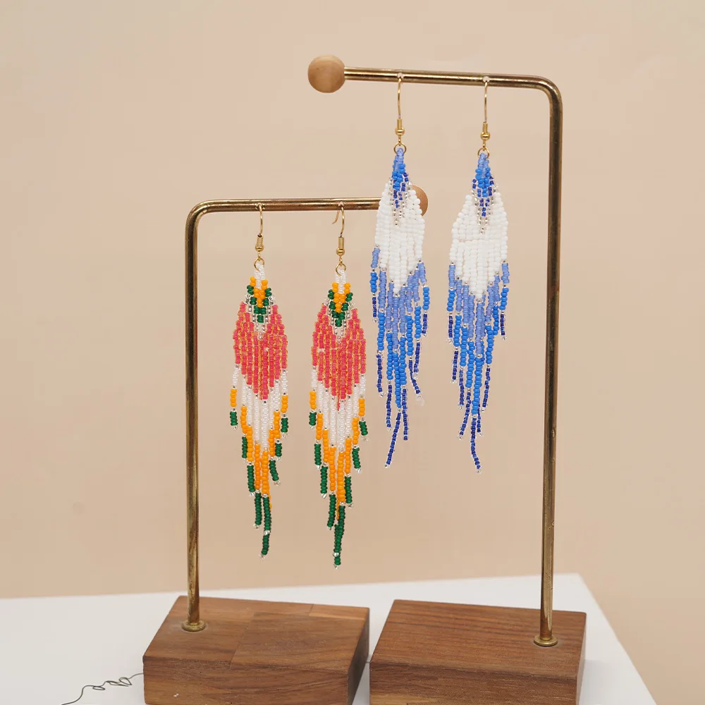 Beaded earrings Tassel Origina - огляд і ціна Tassel Earrings Boho