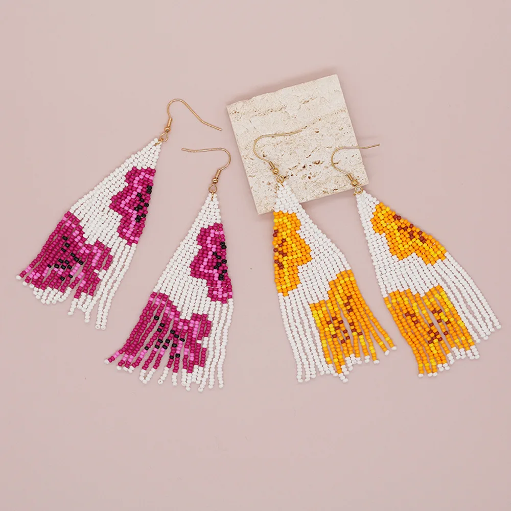 Beaded earrings Tassel Origina - огляд і ціна Tassel Earrings Boho