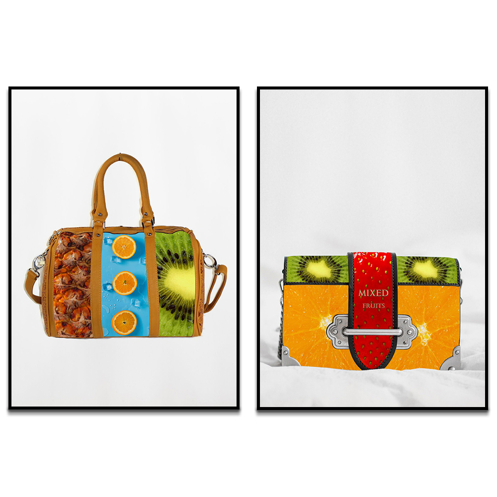 Mixed media art, fashion woman - огляд і ціна Women Accessories Poster