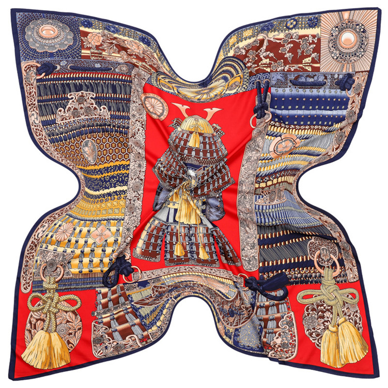 2024 New Design Court Armor Sc - огляд і ціна Silk Scarf Square