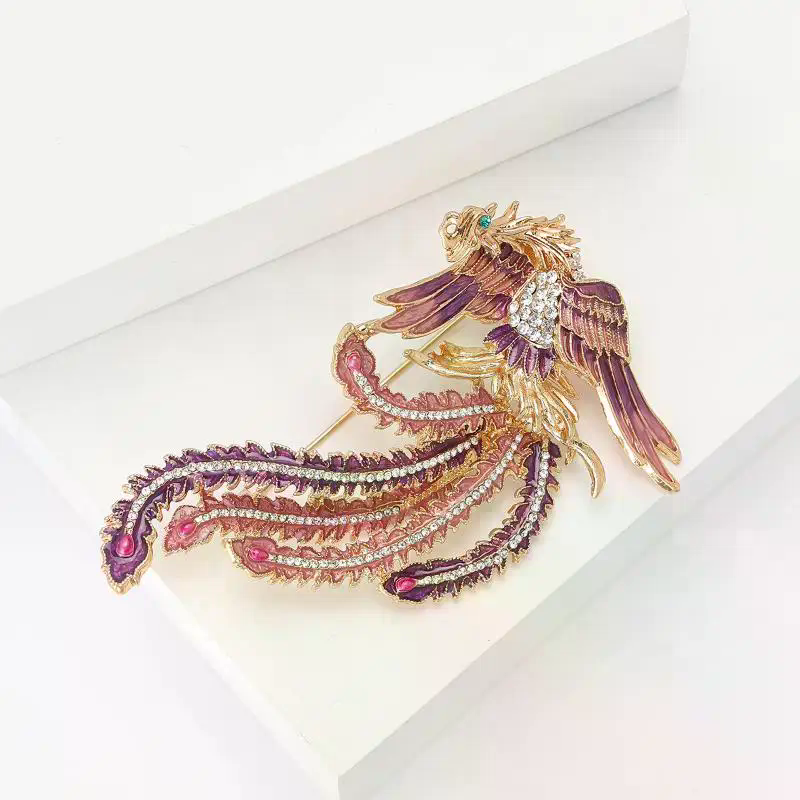 Unisex Enamel Animal Bird Cate - огляд і ціна Women'S Accessories Categories