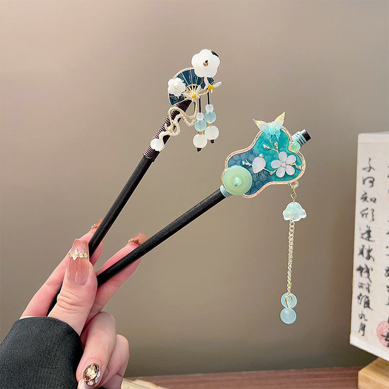 Classic Tassel Hair Stick Blac - огляд і ціна Women Accessories Aesthetic