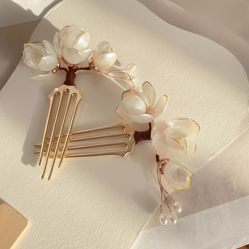 Chinese Style Shell Magnolia F - огляд і ціна Women Accessories Aesthetic