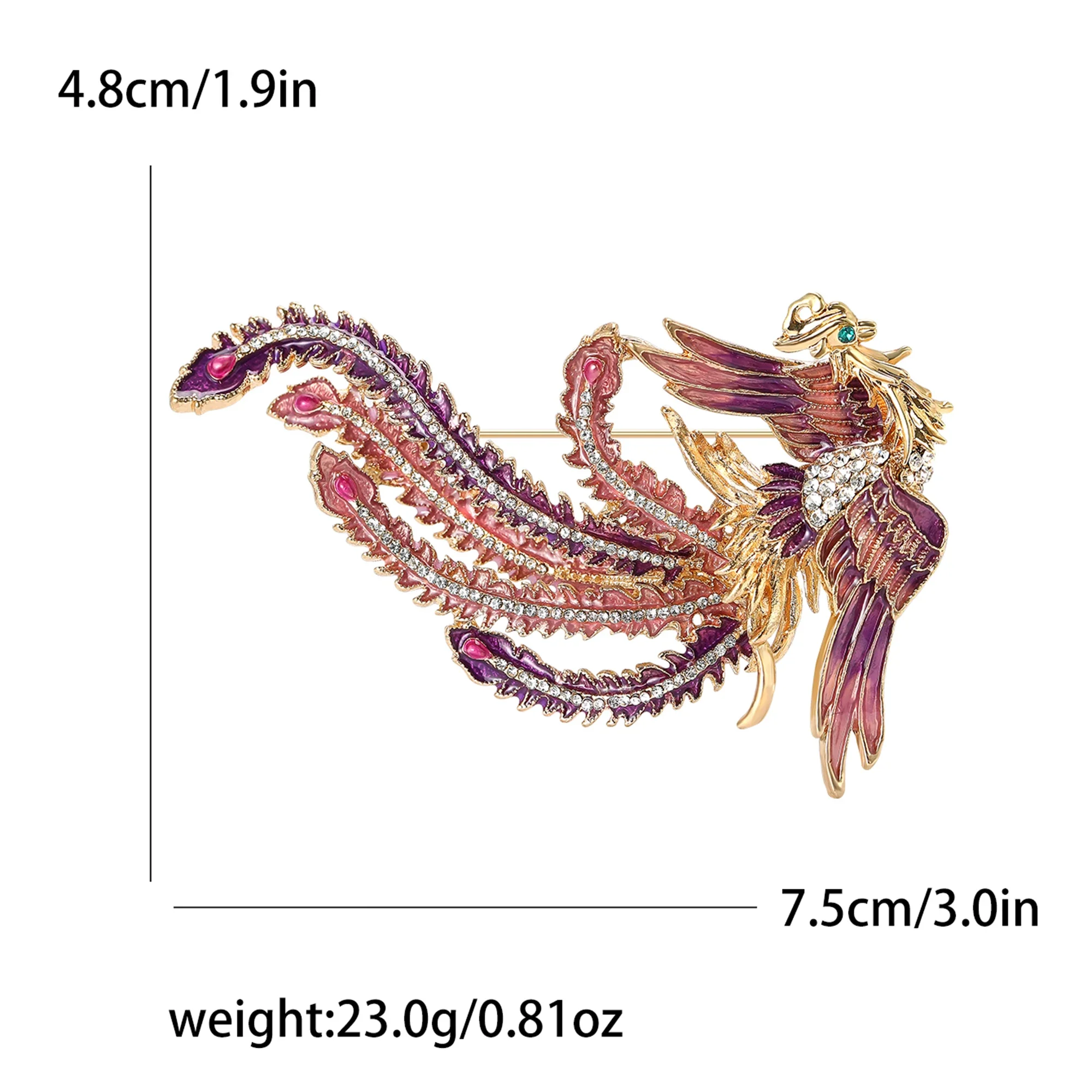 Rhinestone Phoenix Brooches fo - огляд і ціна Women'S Accessories Categories